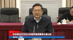 贵州省委副书记、省长孙志刚会见河北以岭医药集团董事长吴以岭